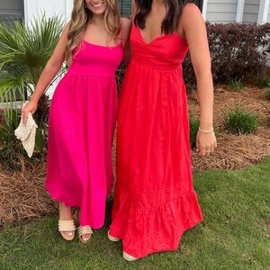 RED LONG DRESS (right)